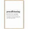 imageHAUS AND HUES Wine Prints Wall Art  Funny Wall Decor Wine Quotes Wall Decor Funny Posters for College Posters for Dorms Funny Wall Prints Bar Decor Unframed 12x16Procaffeinating