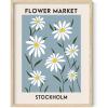 imageHAUS AND HUES Art Exhibition Poster  Danish Pastel Pink Posters for Room Aesthetic Geometric Wall Art Pink Art Prints Danish Pastel Decor Beige Frame 24x36Flower Market Stockholm
