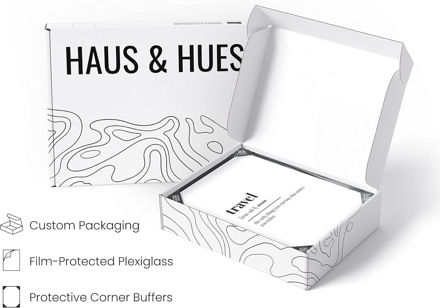 imageHAUS AND HUES Funny Dorm Posters  Quotes Wall Decor for College Dorm Room Motivational Poster Office Decor for Women Cubicle Wall Decor UNFRAMED 12quotx16quotTravel