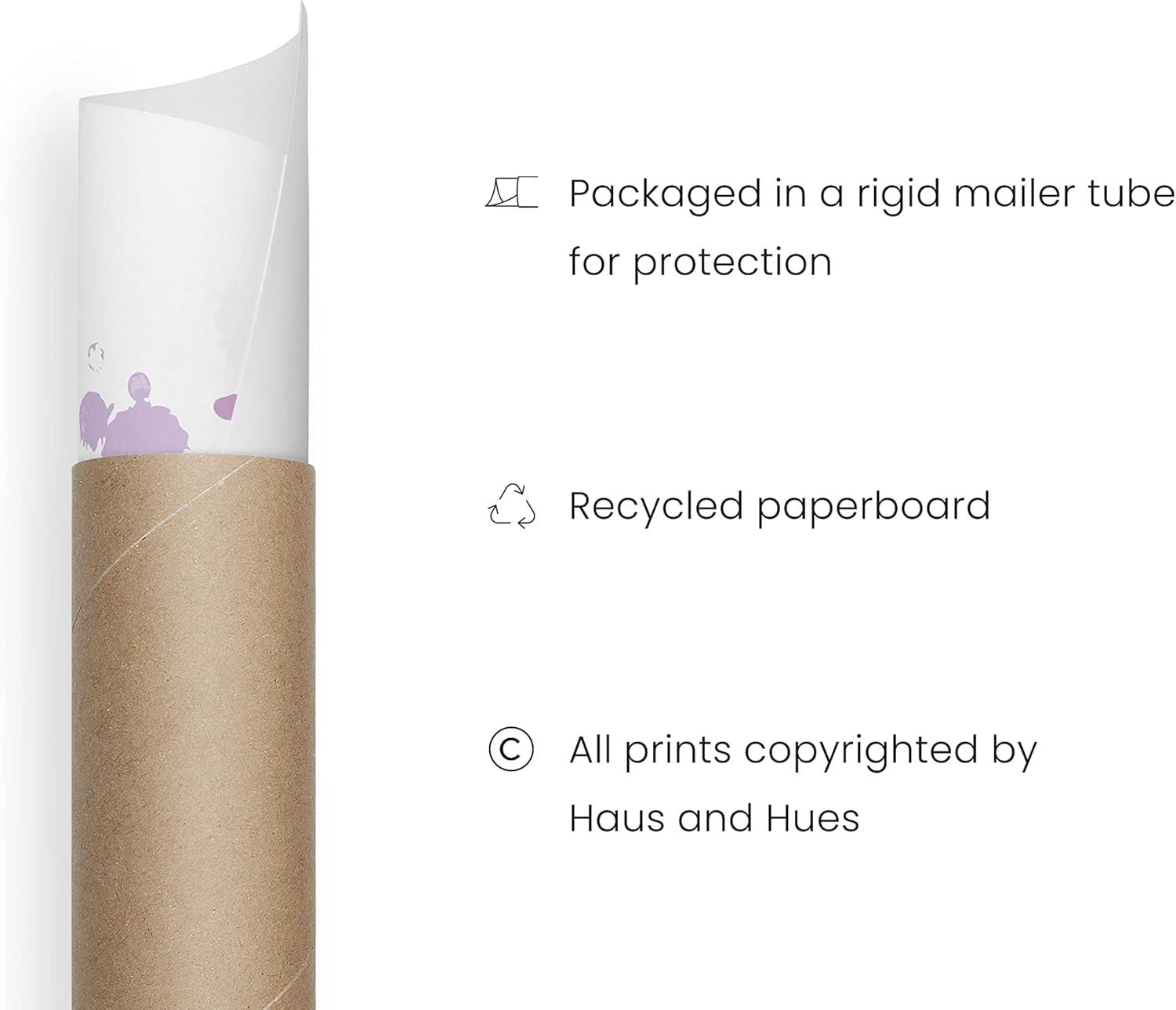 imageHAUS AND HUES Preppy Wall Art  Set of 3 Colorful Travel Posters Trendy City and Beach Prints for Bedroom Decor Unframed 24x36Purple Glam Watercolor