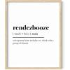 imageHAUS AND HUES Alcohol Poster Bar Wall Art  Alcohol Art Wall Decor Bar Cart Accessories Pictures Funny Mixology Poster Bar Cart Signs Funny Posters for College Rendezbooze Black Frame 24x36Rendezbooze