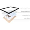 imageHAUS AND HUES Beach Decor and Art Prints  Set of 4 Coastal Wall Art CaliforniaInspired Beach Posters for Home Bathroom or Bedroom Black Frame 11x14Blue