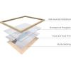 imageHAUS AND HUES Beach Decor and Art Prints  Set of 4 Coastal Wall Art CaliforniaInspired Beach Posters for Home Bathroom or Bedroom Black Frame 11x14Blue