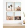imageHAUS AND HUES Beach Posters  Set of 6 Beach Art Prints Coastal Wall Art Beige Frame 16x20Beige