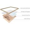 imageHAUS AND HUES Beach Posters  Set of 6 Beach Art Prints Coastal Wall Art Beige Frame 16x20Beige