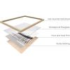 imageHAUS AND HUES Beach Posters  Set of 6 Beach Art Prints Coastal Wall Art Beige Frame 16x20Black and White
