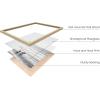 imageHAUS AND HUES Beach Posters  Set of 6 Beach Art Prints Coastal Wall Art Beige Frame 16x20Black and White