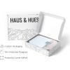 imageHAUS AND HUES Beach Posters  Set of 6 Beach Art Prints Coastal Wall Art Beige Frame 16x20Blue