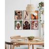 imageHAUS AND HUES Black Woman Wall Art  Set of 6 Black Girl Magic Prints Women of Color Art FashionInspired Wall Decor Unframed 11x14Unframed