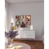 imageHAUS AND HUES Black Woman Wall Art  Set of 6 Black Girl Magic Prints Women of Color Art FashionInspired Wall Decor Unframed 11x14Unframed