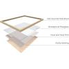 imageHAUS AND HUES Black and White Abstract Wall Art Set of 4  Modern Monochrome Prints Minimalist Wall Decor for Living Room and Home Black Frame 16x20Shapes  Strokes