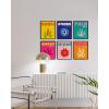 imageHAUS AND HUES Bright City Art Print Set of 616x20Travel