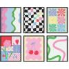 imageHAUS AND HUES Bright City Set Prints 1100quot x 1400quot Black Framed Travel GalleryDanish Pastel