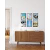 imageHAUS AND HUES Bright City Set Prints 1100quot x 1400quot Black Framed Travel GalleryPalm Springs