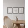 imageHAUS AND HUES Fashion Wall Art Set  Glam Purple Decor Designer Aesthetic Prints for Bedroom Black Frame 24x36 Set of 3Gray Line Art