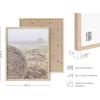imageHAUS AND HUES Frame Barn Wall Art  Blue Wall Decor Modern Farmhouse Wall Decor Rustic Wall Art Barn Pictures Country Room Decor Beige Frame 11x14Cooltoned Farmhouse