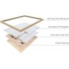 imageHAUS AND HUES Frame Barn Wall Art  Blue Wall Decor Modern Farmhouse Wall Decor Rustic Wall Art Barn Pictures Country Room Decor Beige Frame 11x14Cooltoned Farmhouse