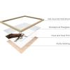 imageHAUS AND HUES Frame Barn Wall Art  Blue Wall Decor Modern Farmhouse Wall Decor Rustic Wall Art Barn Pictures Country Room Decor Beige Frame 11x14Farm Animals