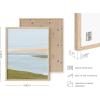 imageHAUS AND HUES Frame Barn Wall Art  Blue Wall Decor Modern Farmhouse Wall Decor Rustic Wall Art Barn Pictures Country Room Decor Beige Frame 11x14Oil Painting Scenery