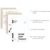 imageHAUS AND HUES Glam Luxury Sketch Daisy Jones Wall Art Set of 4 Unframed 16x20 Linen Art Prints for BedroomFashion Sketches