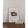 imageHAUS AND HUES Henri Matisse Paper Cutouts Abstract Poster  Matisse Print Art Exhibition Expressionism Art Scandinavian Matisse Black Abstract Shapes Black Frame 24x36Wavy Leaves