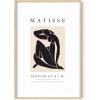 imageHAUS AND HUES Henri Matisse Paper Cutouts Abstract Poster  Matisse Print Art Exhibition Expressionism Art Scandinavian Matisse Black Abstract Shapes Black Frame 24x36Black Nude