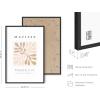imageHAUS AND HUES Henri Matisse Wall Art Exhibition Poster  Matisse Paper Cutouts Abstract Wall Art Aesthetic Modern Poster Colorful Matisse Cutout Flower Beige Frame 16x20Beige Clover