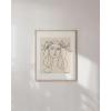 imageHAUS AND HUES Picasso Abstract Woman Wall Art  Minimalist Line Art Aesthetic Line Art Picasso Woman Face Poster for Living Room Dorm Room and Office Interiors Black Frame 24x36Picasso Woman