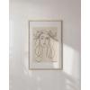 imageHAUS AND HUES Picasso Abstract Woman Wall Art  Minimalist Line Art Aesthetic Line Art Picasso Woman Face Poster for Living Room Dorm Room and Office Interiors Black Frame 24x36Picasso Woman