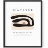 imageHAUS AND HUES Picasso Abstract Woman Wall Art  Minimalist Line Art Aesthetic Line Art Picasso Woman Face Poster for Living Room Dorm Room and Office Interiors Black Frame 24x36Wavy Leaves