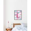 imageHAUS AND HUES Pink Posters Preppy Poster  Pink Posters for Room Aesthetic Preppy Paintings Dorm Wall Art for College Girls Cutesy Wall Decor Beige Frame 12x16Preppy Cheetah