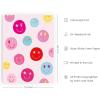 imageHAUS AND HUES Pink Posters Preppy Poster  Pink Posters for Room Aesthetic Preppy Paintings Dorm Wall Art for College Girls Cutesy Wall Decor Beige Frame 12x16Preppy Smileys