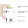 imageHAUS AND HUES Pink Posters Preppy Poster  Pink Posters for Room Aesthetic Preppy Paintings Dorm Wall Art for College Girls Cutesy Wall Decor Beige Frame 12x16Preppy Collage