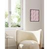 imageHAUS AND HUES Pink Posters Preppy Poster  Pink Posters for Room Aesthetic Preppy Paintings Dorm Wall Art for College Girls Cutesy Wall Decor Beige Frame 12x16Preppy Lightning Bolts