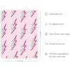 imageHAUS AND HUES Pink Posters Preppy Poster  Pink Posters for Room Aesthetic Preppy Paintings Dorm Wall Art for College Girls Cutesy Wall Decor Beige Frame 12x16Preppy Lightning Bolts