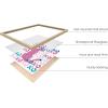 imageHAUS AND HUES Pink Posters Preppy Poster  Pink Posters for Room Aesthetic Preppy Paintings Dorm Wall Art for College Girls Cutesy Wall Decor Beige Frame 12x16Preppy Cheetah