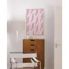 imageHAUS AND HUES Pink Posters Preppy Poster  Pink Posters for Room Aesthetic Preppy Paintings Dorm Wall Art for College Girls Cutesy Wall Decor Beige Frame 12x16Preppy Lightning Bolts