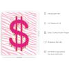 imageHAUS AND HUES Pink Posters Preppy Poster  Pink Posters for Room Aesthetic Preppy Paintings Dorm Wall Art for College Girls Cutesy Wall Decor Beige Frame 12x16Glam Money Sign