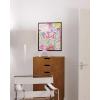 imageHAUS AND HUES Pink Posters Preppy Poster  Pink Posters for Room Aesthetic Preppy Paintings Dorm Wall Art for College Girls Cutesy Wall Decor Beige Frame 12x16Preppy Collage