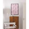imageHAUS AND HUES Pink Posters Preppy Poster  Pink Posters for Room Aesthetic Preppy Paintings Dorm Wall Art for College Girls Cutesy Wall Decor Beige Frame 12x16Preppy Lightning Bolts