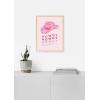 imageHAUS AND HUES Pink Posters Preppy Poster  Pink Posters for Room Aesthetic Preppy Paintings Dorm Wall Art for College Girls Cutesy Wall Decor Beige Frame 12x16Glam Cowgirl Hat