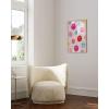 imageHAUS AND HUES Pink Posters Preppy Poster  Pink Posters for Room Aesthetic Preppy Paintings Dorm Wall Art for College Girls Cutesy Wall Decor Beige Frame 12x16Preppy Smileys