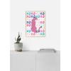 imageHAUS AND HUES Pink Posters Preppy Poster  Pink Posters for Room Aesthetic Preppy Paintings Dorm Wall Art for College Girls Cutesy Wall Decor Beige Frame 12x16Preppy Cheetah