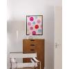 imageHAUS AND HUES Pink Posters Preppy Poster  Pink Posters for Room Aesthetic Preppy Paintings Dorm Wall Art for College Girls Cutesy Wall Decor Beige Frame 12x16Preppy Smileys
