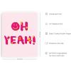 imageHAUS AND HUES Pink Posters Preppy Poster  Pink Posters for Room Aesthetic Preppy Paintings Dorm Wall Art for College Girls Cutesy Wall Decor Beige Frame 12x16Pink Oh Yeah