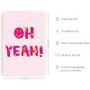 imageHAUS AND HUES Pink Posters Preppy Poster  Pink Posters for Room Aesthetic Preppy Paintings Dorm Wall Art for College Girls Cutesy Wall Decor Beige Frame 12x16Pink Oh Yeah
