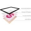 imageHAUS AND HUES Pink Posters Preppy Poster  Pink Posters for Room Aesthetic Preppy Paintings Dorm Wall Art for College Girls Cutesy Wall Decor Beige Frame 12x16Glam Money Sign