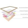 imageHAUS AND HUES Pink Posters Preppy Poster  Pink Posters for Room Aesthetic Preppy Paintings Dorm Wall Art for College Girls Cutesy Wall Decor Beige Frame 12x16Preppy Collage