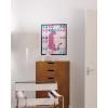 imageHAUS AND HUES Pink Posters Preppy Poster  Pink Posters for Room Aesthetic Preppy Paintings Dorm Wall Art for College Girls Cutesy Wall Decor Beige Frame 12x16Preppy Cheetah