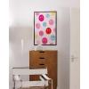 imageHAUS AND HUES Pink Posters Preppy Poster  Pink Posters for Room Aesthetic Preppy Paintings Dorm Wall Art for College Girls Cutesy Wall Decor Beige Frame 12x16Preppy Smileys